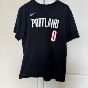 Portland Trail Blazers Damian Lillard Nike Dri-Fit Tee — Men’s XL